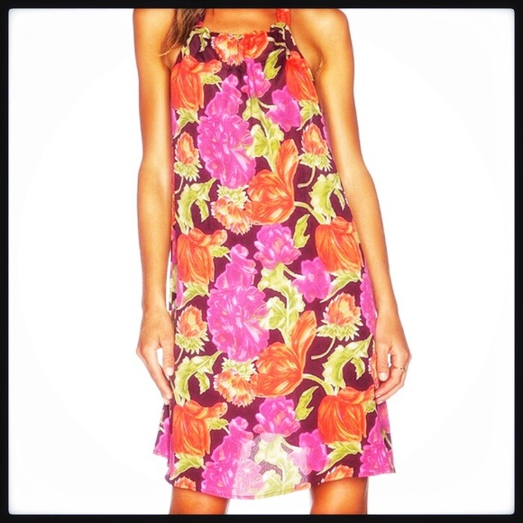 Nwt Otis & Maclain floral halter dress size xs - Picture 2 of 3